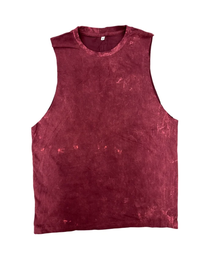 top tank bleached cotton